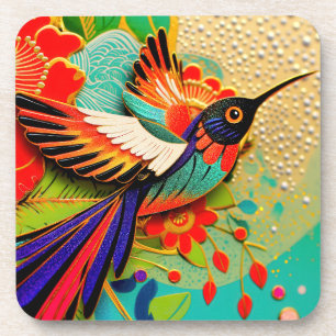 Busy Hummingbird Coaster