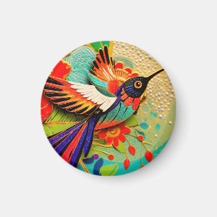 Busy Hummingbird Magnet