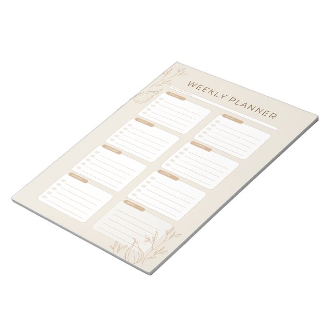 Busy Jewish Mum's Weekly Planner 2024 Notepad (Angled)