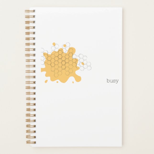 busy (like a bee) planner (Front)
