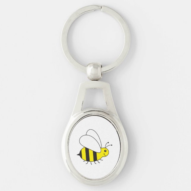 Busy Little Bumble Bee Key Ring (Front)