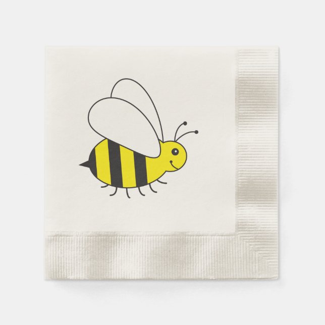 Busy Little Bumble Bee Napkin (Front)