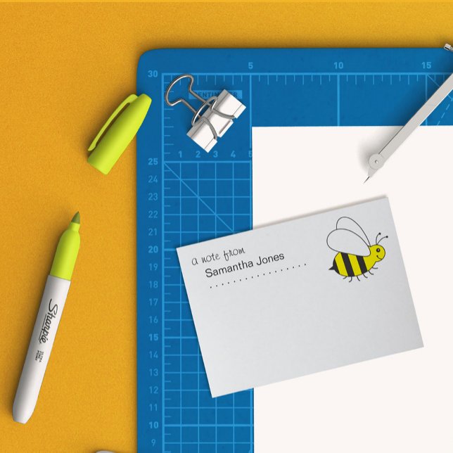 Busy Little Bumble Bee Post-it Notes (Creator Uploaded)