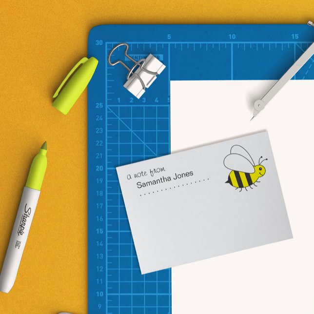 Busy Little Bumble Bee Post-it Notes (Creator Uploaded)