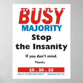Busy Majority poster