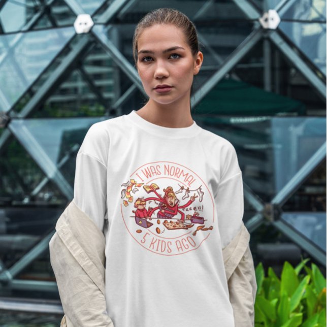 Busy Mother Funny Badge T-Shirt (Creator Uploaded)