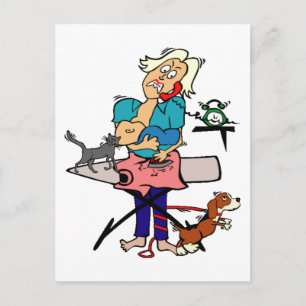 Busy Mum Mother's Day, ZSSG Postcard