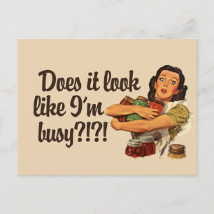 Busy Mum Postcard