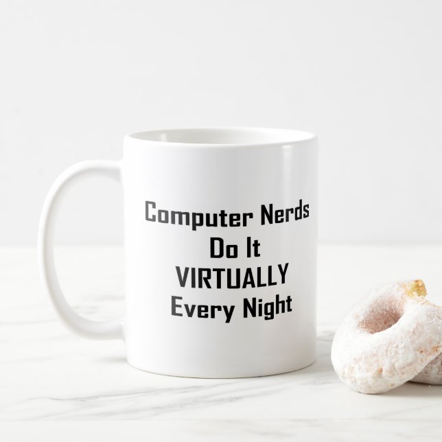 Busy Nerds Coffee Mug (With Donut)