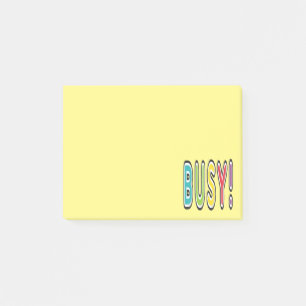 Busy! Post-it Notes