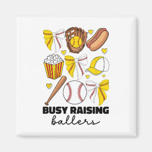 Busy Raising Byllers Bysebyll And Softbyll Mum Coq Magnet