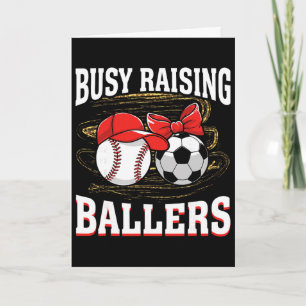 Busy Raising Llers Sell Soccer Mum Leopard Women Card