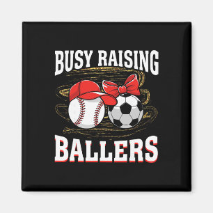 Busy Raising Llers Sell Soccer Mum Leopard Women  Magnet
