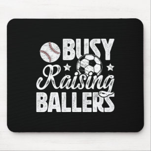 Busy Raising Llers Soccer Sell Dad Of Llers Mouse Pad