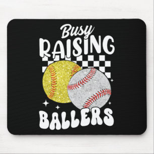 Busy Raising Llers Softll And Sell Sport Mum Mama Mouse Pad