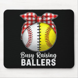 Busy Raising Llers Softll Sell Grandma Mothers Day Mouse Pad