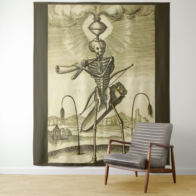 busy skeleton tapestry (In Situ)