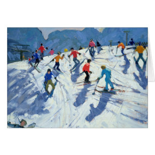 Busy Ski Slope Lofer 2004