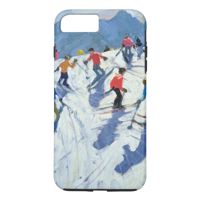 Busy Ski Slope Lofer 2004 Case-Mate iPhone Case (Back)