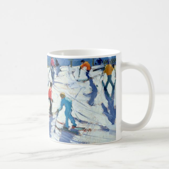 Busy Ski Slope Lofer 2004 Coffee Mug (Right)