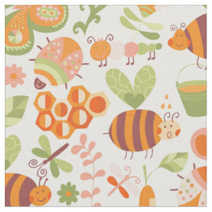 Busy Summer Garden Fabric 2