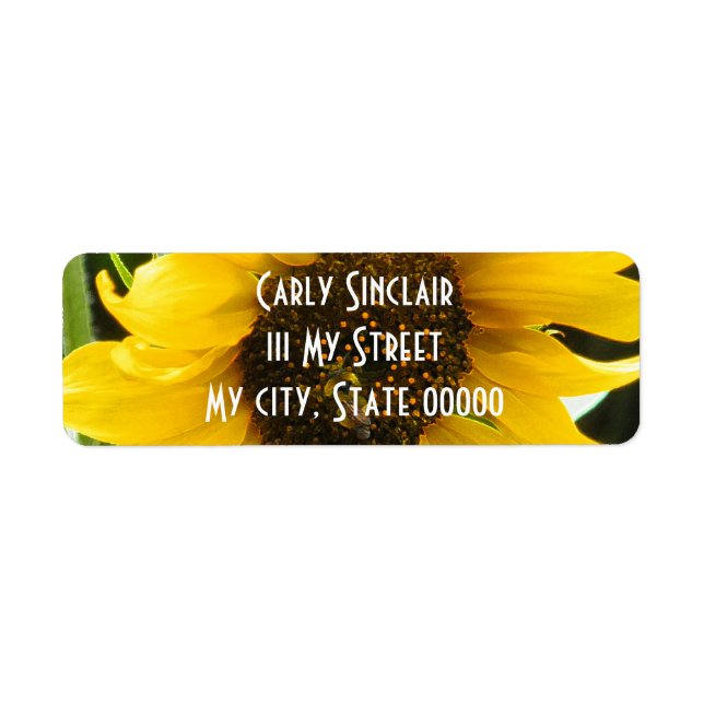 BusyBee_Accented Edges Return Address Label (Front)