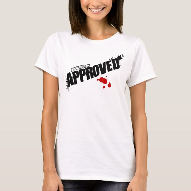 BUSYGAMER APPROVED TANKY! T-Shirt (Front)
