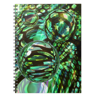 Busyness City in the Spring on a notebook