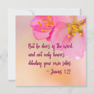 But Be Doers Of The Word Christian Floral