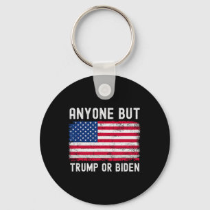 But Biden Or Trump 2024 Anti Biden &amp; Trump Ele Key Ring