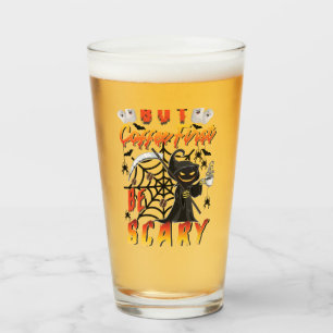 But Coffee First Be Scary Glass