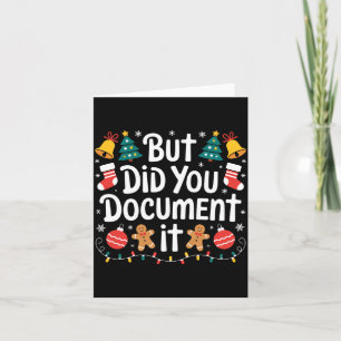 But Did You Doent It Funny Office Christmas Ugly S Card