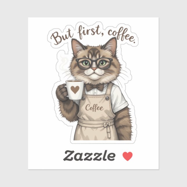 But First, Coffee Cat (Sheet)