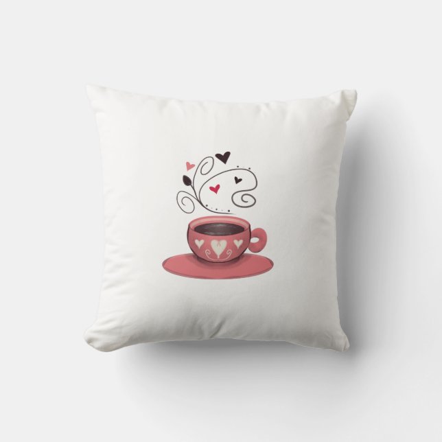 But First Coffee Cushion (Front)