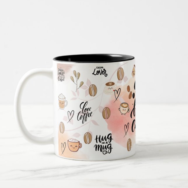 But First, Coffee – Cute Aesthetic Coffee Mug  (Left)