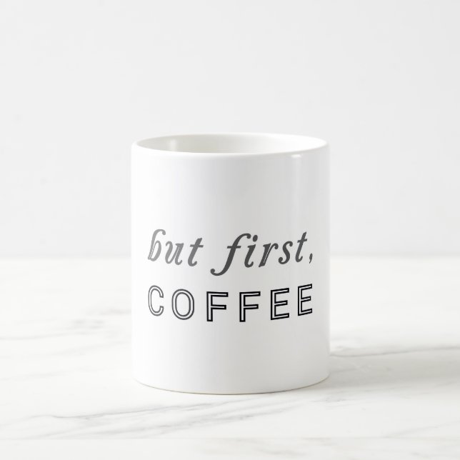 But first, Coffee Funny Humour Cafe Mug (Center)