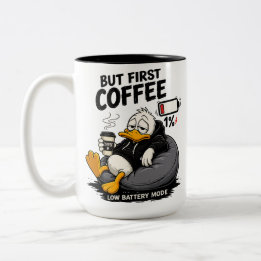 BUT FIRST COFFEE Funny Mug Gift for Coffee Lovers