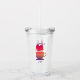 But First Coffee Morning Sunrise Coffee Lovers Acrylic Tumbler