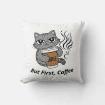 But First, Coffee - Personalised Cat Lover's 