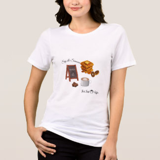 But First Coffee /Sip & Savour T-Shirt Tri-Blend Shirt