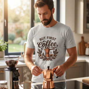 But First Coffee Tri-Blend Shirt