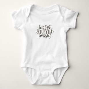 But first Country Music Baby Bodysuit