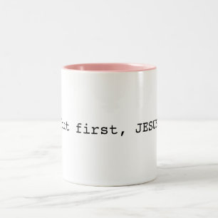 but first, JESUS Inspirational Coffee Mug