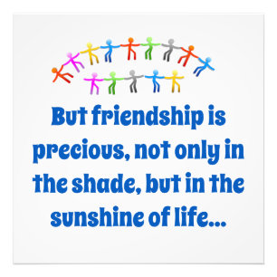 But Friendship Is Precious - Friendship Quote Photo Print