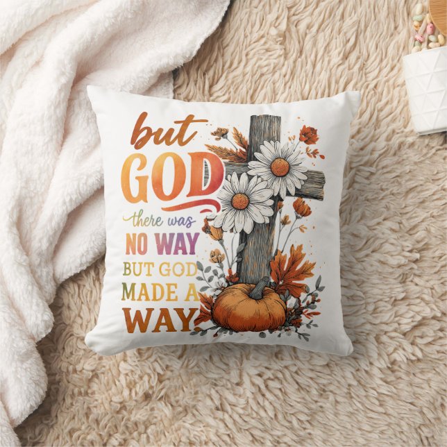 But God Made A Way  Cushion (Blanket)