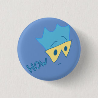 But How Button (Cyan on Periwinkle)
