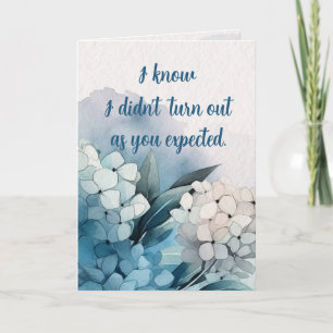 But I'm Happy - Mother's Day - Thank You Card