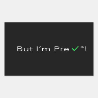 But I'm Pre-Check Stickers (x4)
