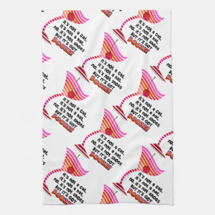 ... but it's got BOOZE! Tea Towel