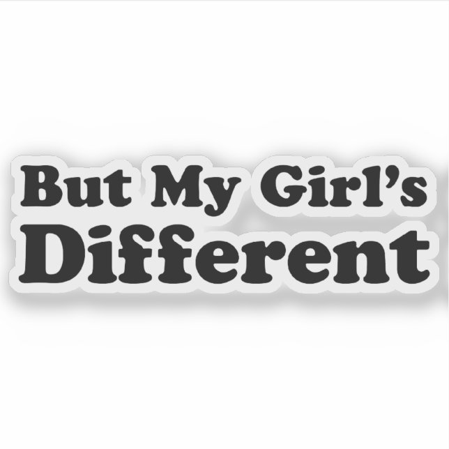 But My Girl's Different (Front)